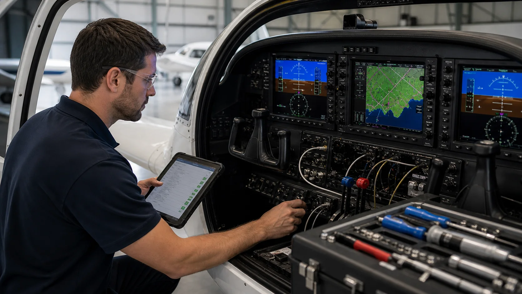 Avionics troubleshooting and panel planning